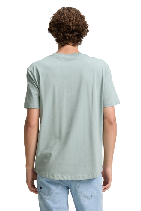 Tom Tailor printed rounded hem t-shirt